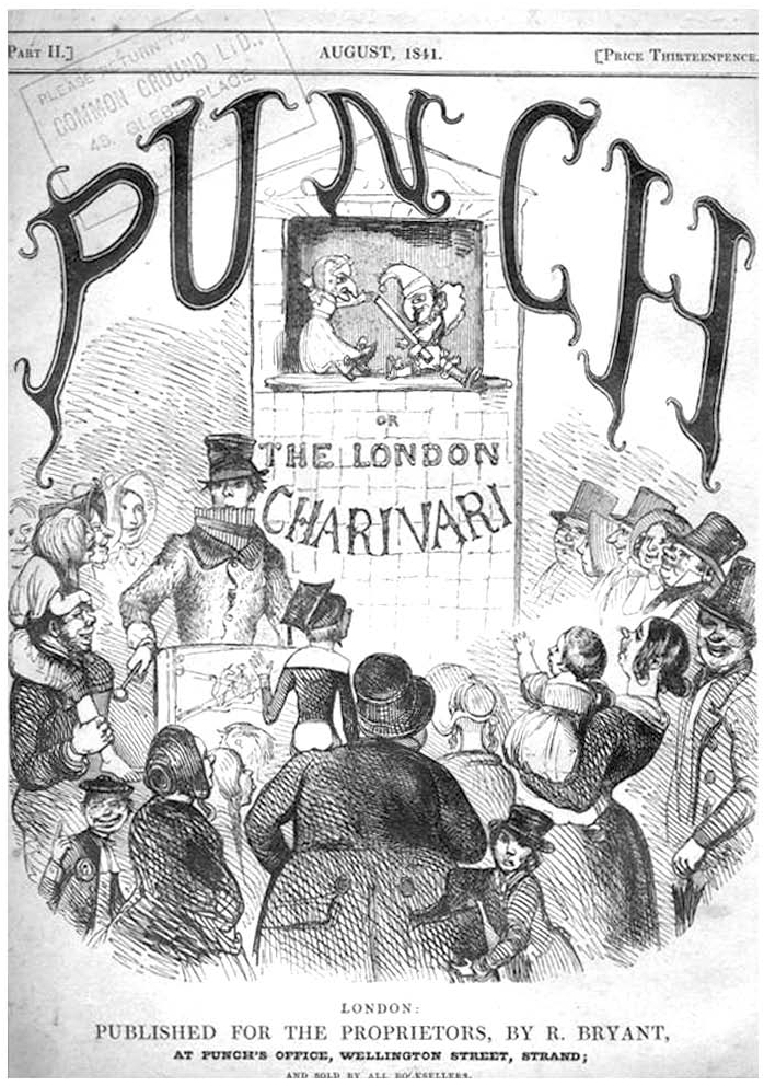 First Issue of Punch, or the London Charivari, August 1841.