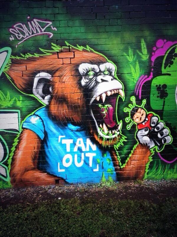 graffiti artist squid talks about his monkey king graff