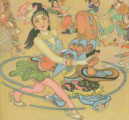 Zhang Guangyu's Manhua Journey to the West (1945) - Part 4 of 6
